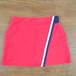 Callaway women’s color block wrap skort salmon color size M